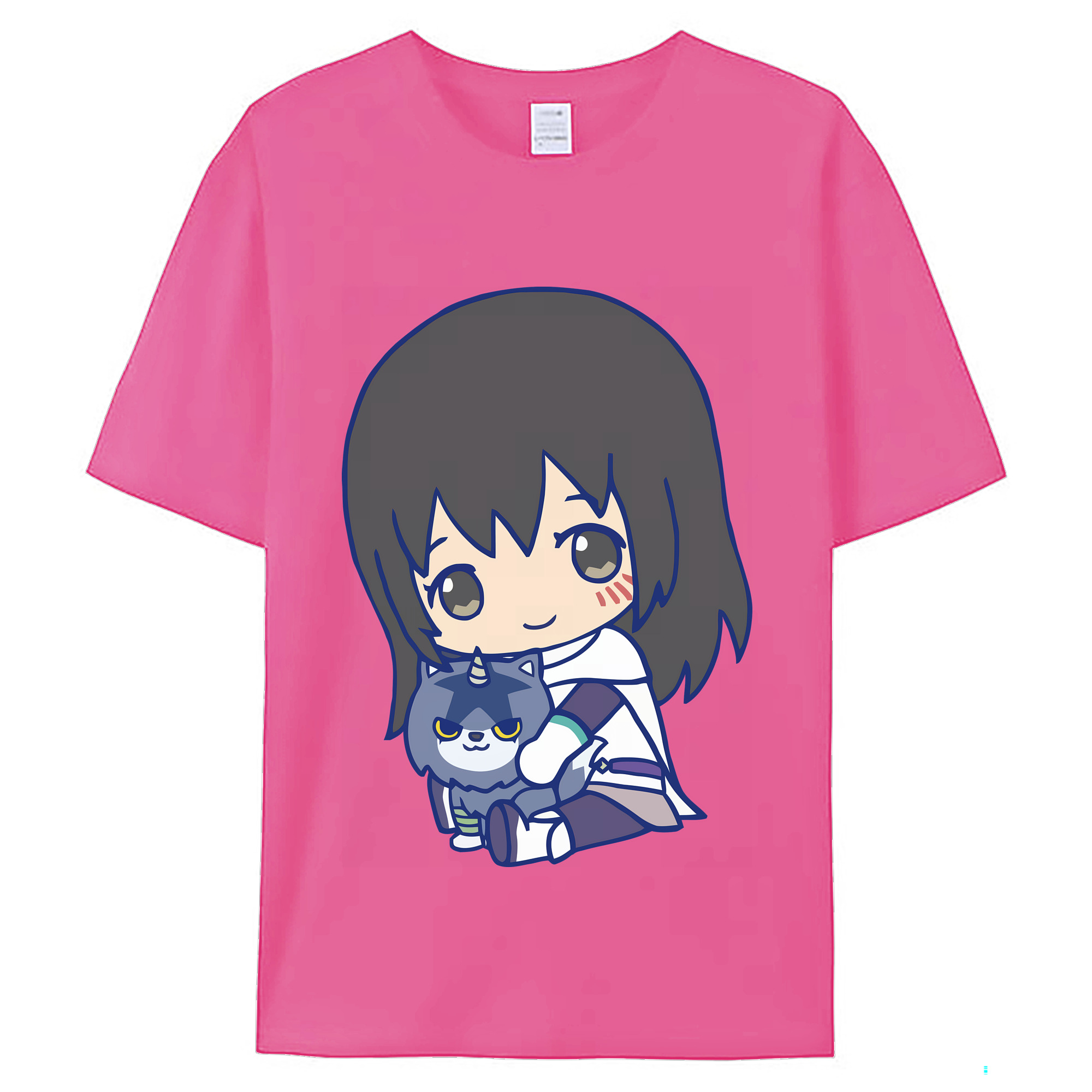（画像用） 転スラ Regarding Reincarnated to Slime レディースカジュアルプリントTシャツ（綿100％）